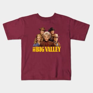 The Big Valley - Color Group Shot - 60s Tv Western Kids T-Shirt